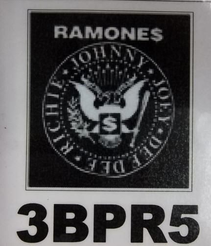 RAMONES - LOGO BACK PATCH