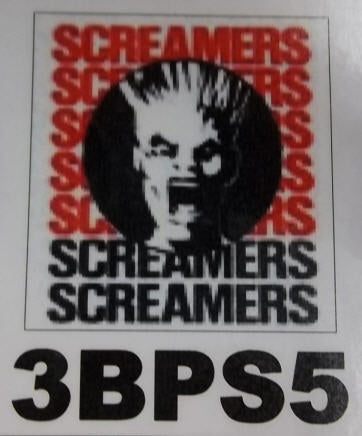 SCREAMERS - LOGO BACK PATCH