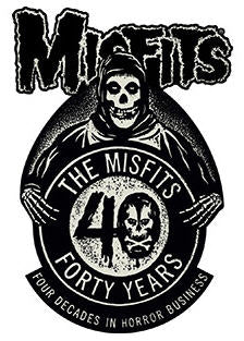 MISFITS - 40TH ANNIVERSARY EMBROIDERED PATCH