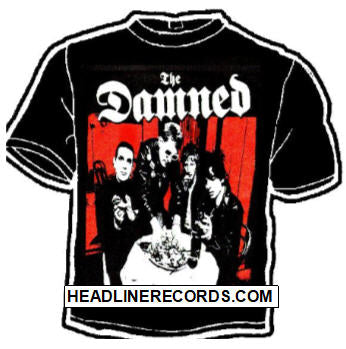 DAMNED - AT THE TABLE TEE SHIRT