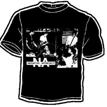 NEGATIVE APPROACH - LIVE TEE SHIRT