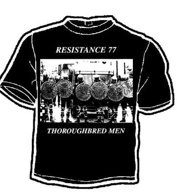 RESISTANCE 77 - THOROUGHBRED MEN TEE SHIRT