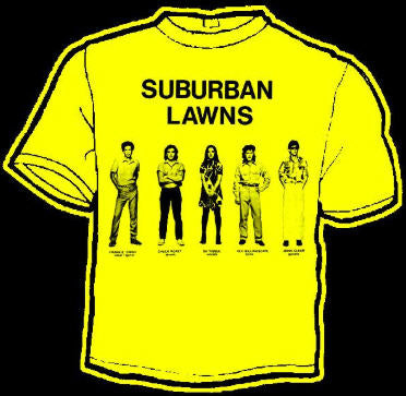 SUBURBAN LAWNS - BAND PICTURE TEE SHIRT