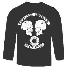 DESTRUCTORS - SENSELESS VIOLENCE EP LONG SLEEVE TEE SHIRT