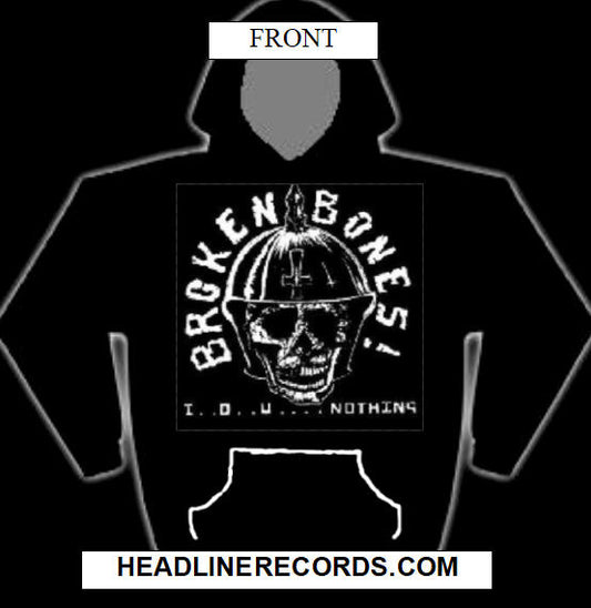 BROKEN BONES - I O U HOODIE SWEATSHIRT