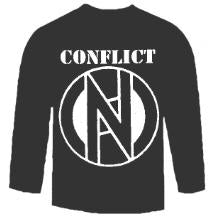 CONFLICT - LOGO LONG SLEEVE TEE SHIRT