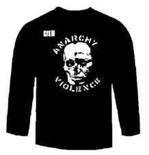 GISM - ANARCHY VIOLENCE LONG SLEEVE TEE SHIRT