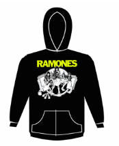 RAMONES - ROAD TO RUIN HOODIE SWEATSHIRT