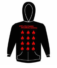 STIFF LITTLE FINGERS - INFLAMMABLE MATERIAL HOODIE SWEATSHIRT