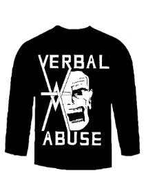 VERBAL ABUSE - LOGO LONG SLEEVE TEE SHIRT