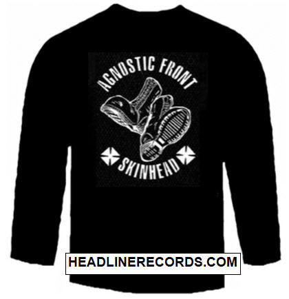 AGNOSTIC FRONT - SKINHEAD LONG SLEEVE TEE SHIRT