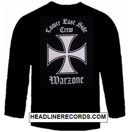 WARZONE - LOWER EAST SIDE CREW  LONG SLEEVE TEE SHIRT