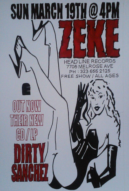 HEADLINE FLYER - ZEKE (PROMOTE THE RELEASE)