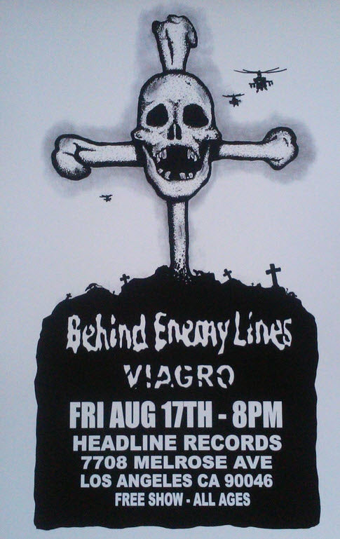 HEADLINE FLYER - BEHIND ENEMY LINES / VIAGRO