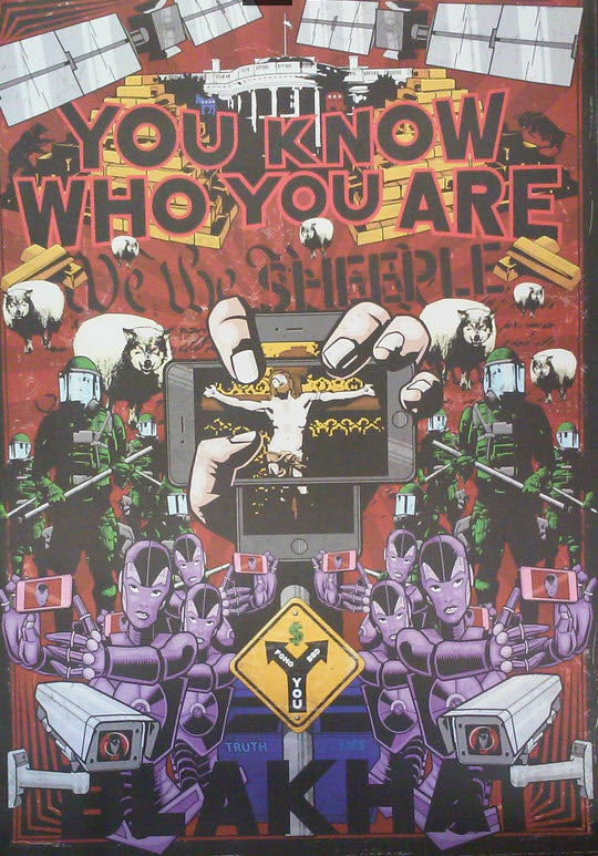 BLAKHAT - YOU KNOW WHO YOU ARE POSTER