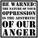 CRASS - BE WARNED 1" BUTTON