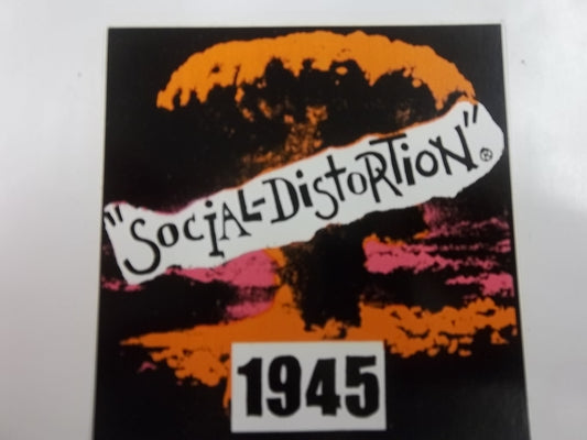 SOCIAL DISTORTION - 1945 STICKER