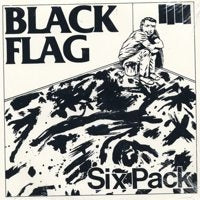BLACK FLAG - SIX PACK 1" BUTTON