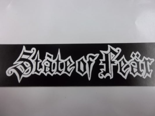 STATE OF FEAR - STATE OF FEAR STICKER