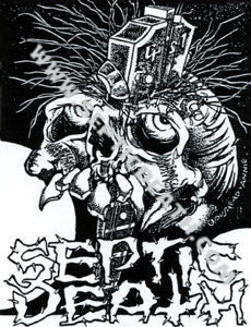 SEPTIC DEATH - GUITAR NECK 1" BUTTON