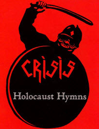 CRISIS - HOLOCAUST HYMNS 1" BUTTON