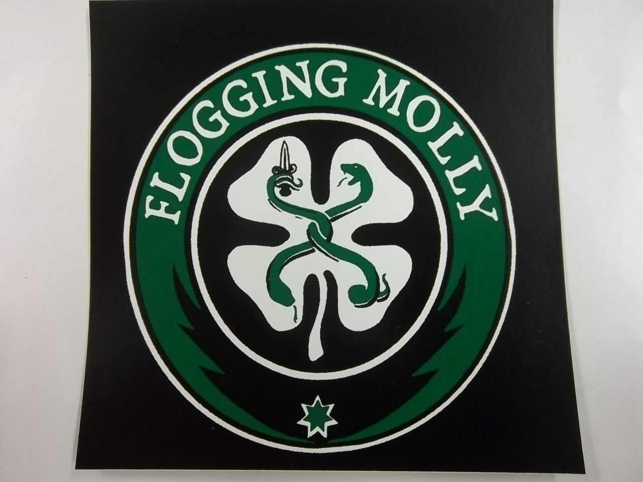 FLOGGING MOLLY - SHAMROCK STICKER