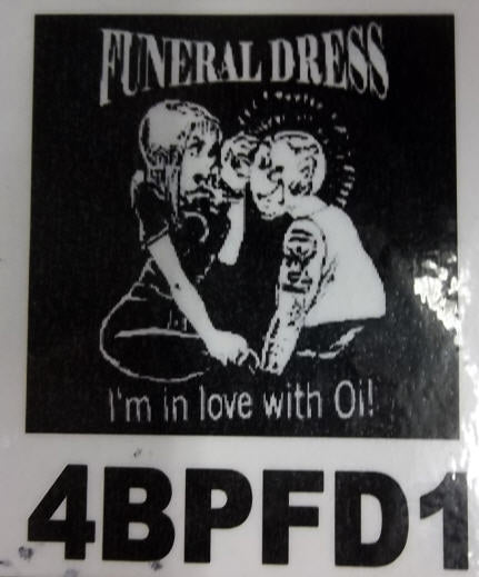 FUNERAL DRESS - I'M IN LOVE WITH OI BACK PATCH