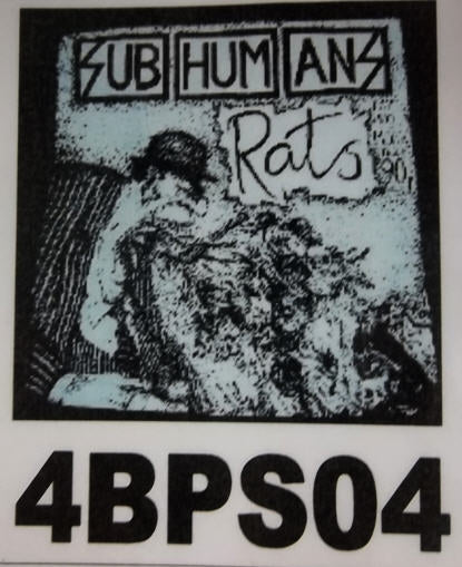 SUBHUMANS - RATS BACK PATCH – Headline Records