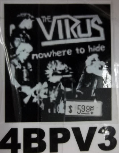 VIRUS - NOWHERE TO HIDE BACK PATCH