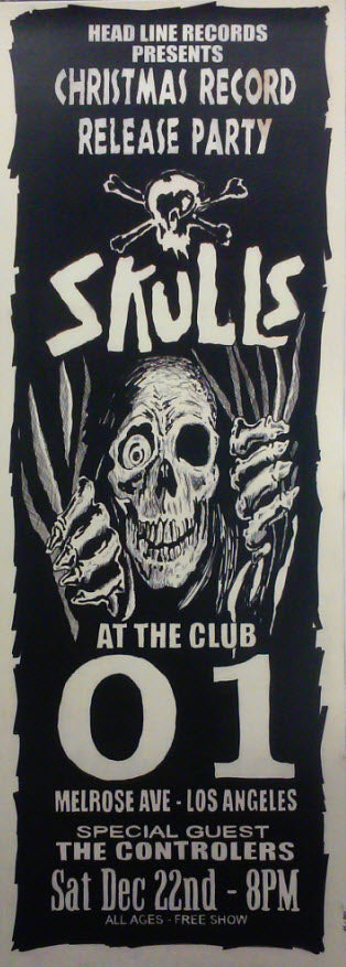 HEADLINE FLYER - SKULLS / CONTROLERS / THE DOGS