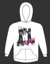 CLASH - WHITE RIOT HOODIE SWEATSHIRT