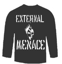 EXTERNAL MENACE - LOGO LONG SLEEVE TEE SHIRT