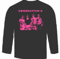 GENERATION X - PINK BAND PICTURE LONG SLEEVE TEE SHIRT