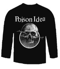 POISON IDEA - SKULL LONG SLEEVE TEE SHIRT