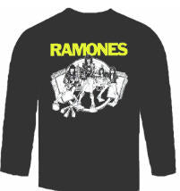 RAMONES - ROAD TO RUIN LONG SLEEVE TEE SHIRT