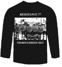 RESISTANCE 77 - THOROUGHBRED MEN LONG SLEEVE TEE SHIRT