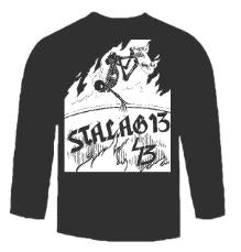 STALAG 13 - SKELETON SKATING LONG SLEEVE TEE SHIRT