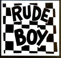 1" BUTTON - RUDE BOY