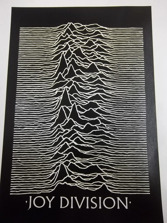 JOY DIVISION - UNKNOWN PLEASURE STICKER