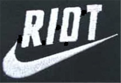 1" BUTTON - RIOT W/ NIKE LOGO