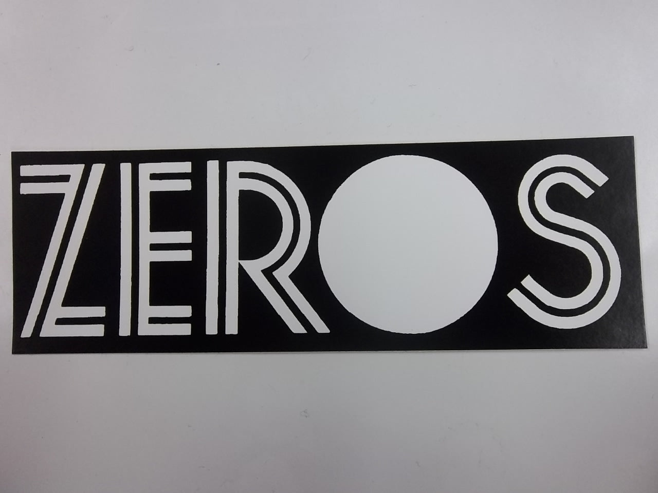 ZEROS - ZEROS STICKER