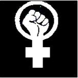 1" BUTTON - FEMINISM LOGO