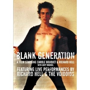 RICHARD HELL & THE VOIVOIDS - BLANK GENERATION DVD