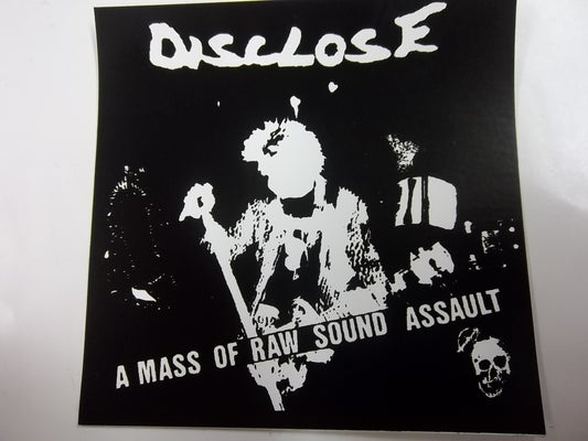 DISCLOSE - A MASS A RAW SOUND ASSAULT STICKER