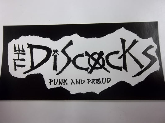 DISCOCKS - PUNX AND PROUD STICKER