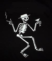 SOCIAL DISTORTION - SKELETON LOGO 1" BUTTON