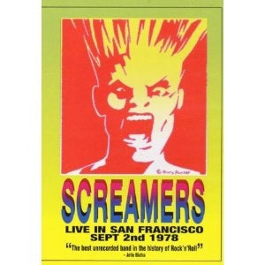 SCREAMERS - LIVE IN SAN FRANCISCO SEPT 2ND 1978 DVD