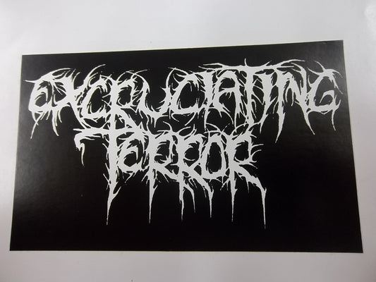 EXCRUCIATING TERROR - EXCRUCIATING TERROR STICKER