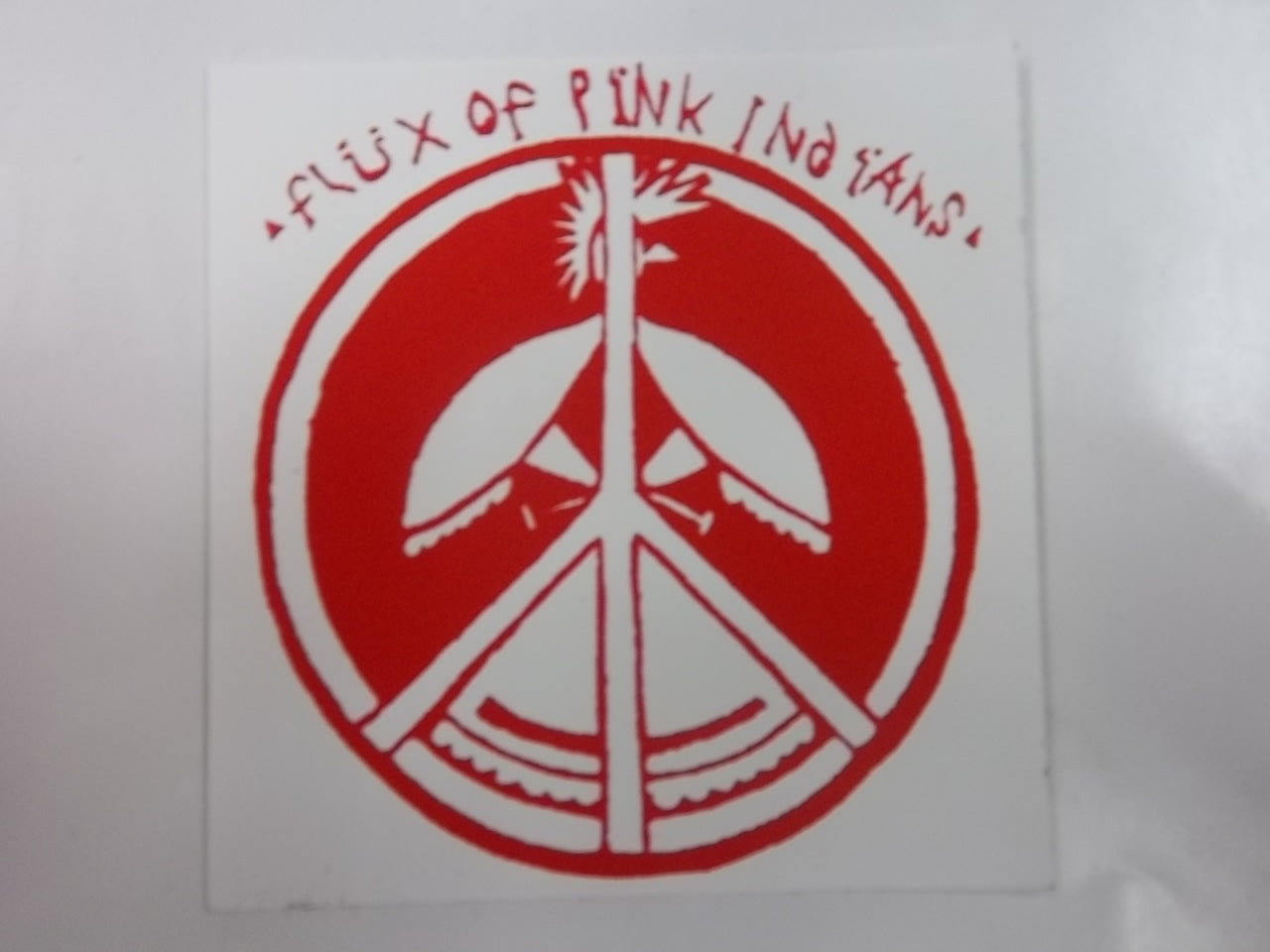 FLUX OF PINK INDIANS - LOGO STICKER