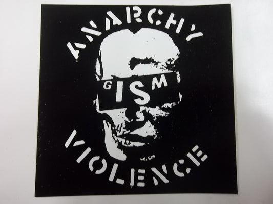 GISM - ANARCHY VIOLENCE STICKER